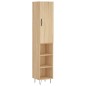 Credenza Rovere Sonoma 34,5x34x180 cm in Legno Multistrato