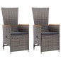 Set Mobili da Pranzo per Giardino 5 pz Grigio Set Mobili da Pranzo per Giardino 5 pz Grigio