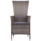 Set Mobili da Pranzo per Giardino 5 pz Grigio Set Mobili da Pranzo per Giardino 5 pz Grigio