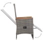 Set Mobili da Pranzo per Giardino 5 pz Grigio Set Mobili da Pranzo per Giardino 5 pz Grigio