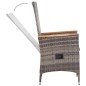 Set Mobili da Pranzo per Giardino 5 pz Grigio Set Mobili da Pranzo per Giardino 5 pz Grigio
