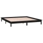 Giroletto LED Nero 120x190cm Small Double in Legno Massello Giroletto LED Nero 120x190cm Small Double in Legno Massello