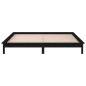 Giroletto LED Nero 120x190cm Small Double in Legno Massello Giroletto LED Nero 120x190cm Small Double in Legno Massello