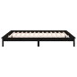 Giroletto LED Nero 120x190cm Small Double in Legno Massello Giroletto LED Nero 120x190cm Small Double in Legno Massello