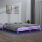 Giroletto LED Bianco 135x190 cm Double in Legno Massello