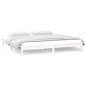 Giroletto LED Bianco 135x190 cm Double in Legno Massello