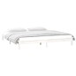 Giroletto LED Bianco 135x190 cm Double in Legno Massello