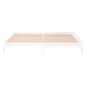 Giroletto LED Bianco 135x190 cm Double in Legno Massello