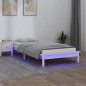 Giroletto LED Bianco 75x190 cm Small Single Legno Massello Giroletto LED Bianco 75x190 cm Small Single Legno Massello