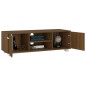 Mobile per TV Rovere Marrone 110x40x35 cm Legno Multistrato Mobile per TV Rovere Marrone 110x40x35 cm Legno Multistrato