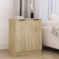 Credenze 2 pz Rovere Sonoma 30x30x70 cm in Legno Multistrato Credenze 2 pz Rovere Sonoma 30x30x70 cm in Legno Multistrato