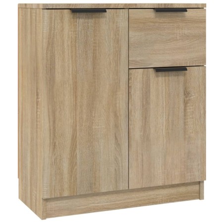 Credenza Rovere Sonoma 60x30x70 cm in Legno Multistrato