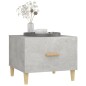 Tavolino Salotto Grigio Cemento 50x50x40 cm Legno Multistrato Tavolino Salotto Grigio Cemento 50x50x40 cm Legno Multistrato