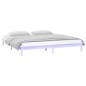 Giroletto LED Bianco 120x190 cm Small Double Legno Massello Giroletto LED Bianco 120x190 cm Small Double Legno Massello