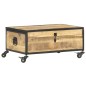 Tavolino da Salotto 70x50x33 cm in Legno Massello di Mango Tavolino da Salotto 70x50x33 cm in Legno Massello di Mango