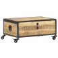 Tavolino da Salotto 70x50x33 cm in Legno Massello di Mango Tavolino da Salotto 70x50x33 cm in Legno Massello di Mango