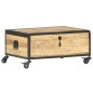 Tavolino da Salotto 70x50x33 cm in Legno Massello di Mango Tavolino da Salotto 70x50x33 cm in Legno Massello di Mango