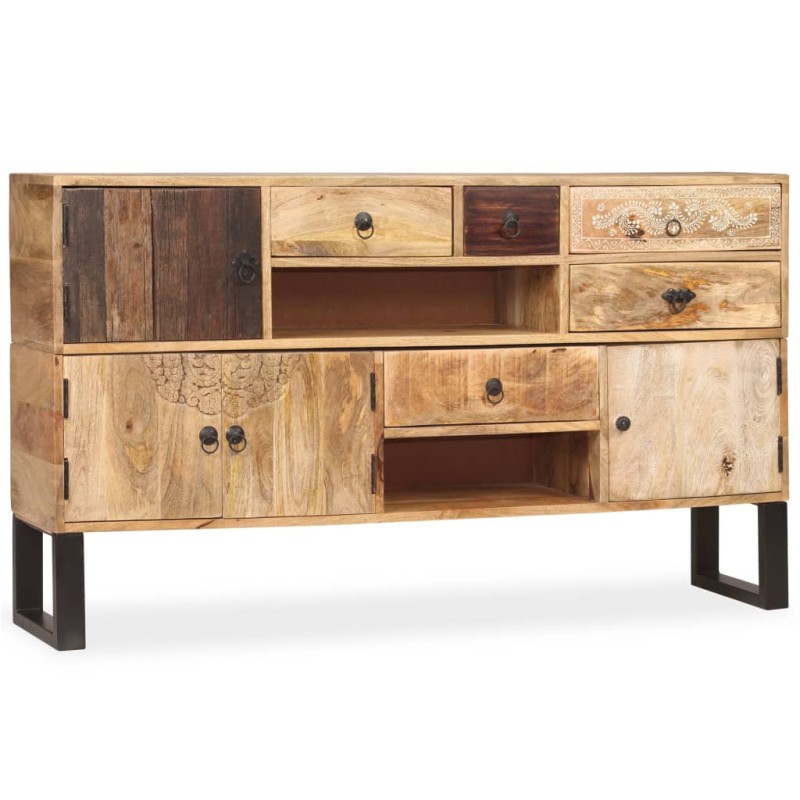 Credenza in Legno Massello di Mango 140x30x80 cm Credenza in Legno Massello di Mango 140x30x80 cm