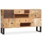 Credenza in Legno Massello di Mango 140x30x80 cm Credenza in Legno Massello di Mango 140x30x80 cm