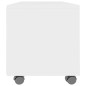 Mobile TV con Ruote Bianco 90x35x35 cm in Legno Multistrato Mobile TV con Ruote Bianco 90x35x35 cm in Legno Multistrato