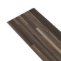 Listoni Autoadesivi in PVC 5,21 m² 2 mm Marrone a Strisce Listoni Autoadesivi in PVC 5,21 m² 2 mm Marrone a Strisce