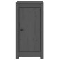 Credenza Grigia 40x35x80 cm in Legno Massello di Pino Credenza Grigia 40x35x80 cm in Legno Massello di Pino