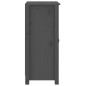 Credenza Grigia 40x35x80 cm in Legno Massello di Pino Credenza Grigia 40x35x80 cm in Legno Massello di Pino