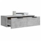 Armadietto a Muro Grigio Cemento 68x30x20 cm Legno Multistrato Armadietto a Muro Grigio Cemento 68x30x20 cm Legno Multistrato