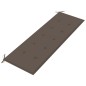 Panchina Batavia con Cuscino Tortora 150 cm Legno Massello Teak Panchina Batavia con Cuscino Tortora 150 cm Legno Massello Teak