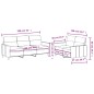 Set di Divani 2 pz con Cuscini Grigio Chiaro in Tessuto Set di Divani 2 pz con Cuscini Grigio Chiaro in Tessuto
