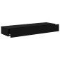 Mobili Porta TV con Luci LED 2pz Neri 60x35x15,5 cm