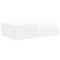 Mobile Porta TV con Luci LED Bianco Lucido 60x35x15,5 cm Mobile Porta TV con Luci LED Bianco Lucido 60x35x15,5 cm