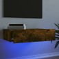 Mobile Porta TV con Luci LED Rovere Fumo 60x35x15,5 cm Mobile Porta TV con Luci LED Rovere Fumo 60x35x15,5 cm