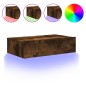 Mobile Porta TV con Luci LED Rovere Fumo 60x35x15,5 cm Mobile Porta TV con Luci LED Rovere Fumo 60x35x15,5 cm