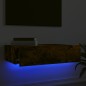 Mobile Porta TV con Luci LED Rovere Fumo 60x35x15,5 cm Mobile Porta TV con Luci LED Rovere Fumo 60x35x15,5 cm