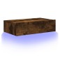 Mobile Porta TV con Luci LED Rovere Fumo 60x35x15,5 cm Mobile Porta TV con Luci LED Rovere Fumo 60x35x15,5 cm