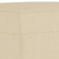 Set di Divani 4 pz con Cuscini Crema in Tessuto Set di Divani 4 pz con Cuscini Crema in Tessuto