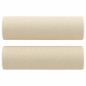 Set Divani 2 pz con Cuscini Crema in Tessuto Set Divani 2 pz con Cuscini Crema in Tessuto