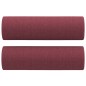 Set di Divani 2 pz con Cuscini Rosso Vino in Tessuto Set di Divani 2 pz con Cuscini Rosso Vino in Tessuto