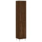 Credenza Rovere Marrone 34,5x34x180 cm in Legno Multistrato Credenza Rovere Marrone 34,5x34x180 cm in Legno Multistrato