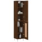 Credenza Rovere Marrone 34,5x34x180 cm in Legno Multistrato Credenza Rovere Marrone 34,5x34x180 cm in Legno Multistrato