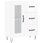 Credenza Bianco Lucido 69,5x34x180 cm in Legno Multistrato Credenza Bianco Lucido 69,5x34x180 cm in Legno Multistrato