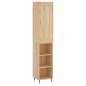 Credenza Rovere Sonoma 34,5x34x180 cm in Legno Multistrato Credenza Rovere Sonoma 34,5x34x180 cm in Legno Multistrato