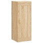 Credenza Rovere Sonoma 34,5x34x180 cm in Legno Multistrato Credenza Rovere Sonoma 34,5x34x180 cm in Legno Multistrato