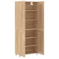 Credenza Rovere Sonoma 69,5x34x180 cm in Legno Multistrato Credenza Rovere Sonoma 69,5x34x180 cm in Legno Multistrato