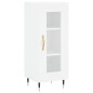 Credenza Bianca 34,5x34x180 cm in Legno Multistrato Credenza Bianca 34,5x34x180 cm in Legno Multistrato