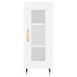 Credenza Bianca 34,5x34x180 cm in Legno Multistrato Credenza Bianca 34,5x34x180 cm in Legno Multistrato