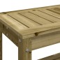 Panca da Giardino 108x35x45 cm Legno Massello Pino Impregnato