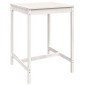 Set Bar da Giardino 5 pz Bianco in Legno Massello di Pino Set Bar da Giardino 5 pz Bianco in Legno Massello di Pino