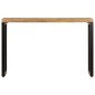 Tavolo Consolle 120x35x76 cm Legno Massello di Mango e Acciaio Tavolo Consolle 120x35x76 cm Legno Massello di Mango e Acciaio